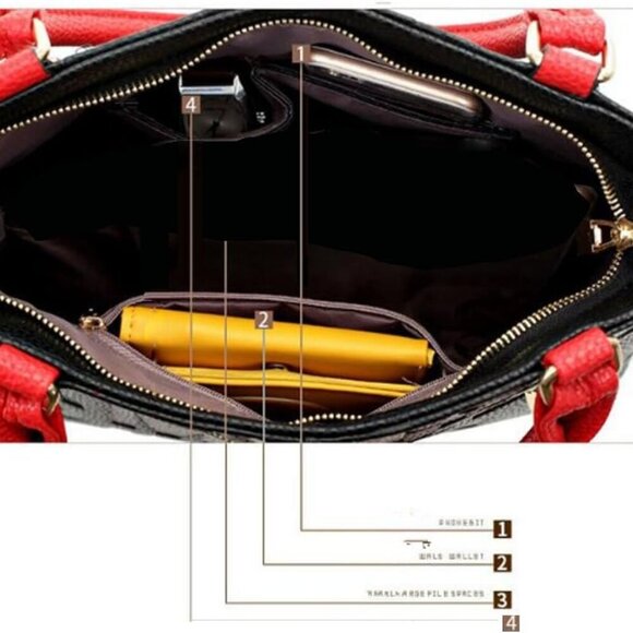 Women Handbags Hobo Shoulder Bags PU Leather Handbags Fashion Large Capacity Bag - Picture 6 of 6